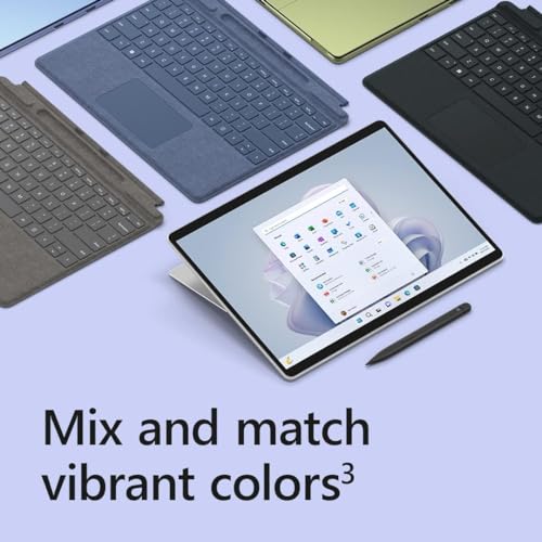 Microsoft Surface Pro 9 (2022), 13" 2-in-1 Tablet & Laptop, Thin & Lightweight, Intel 12th Gen i7 Fast Processor for Multi-Tasking, 16GB RAM, 256GB Storage with Windows 11, Platinum Microsoft Copilot