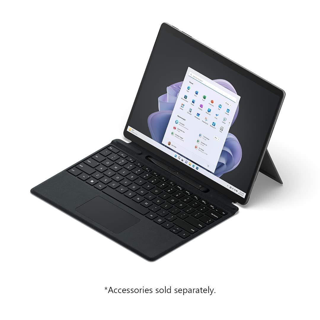 Microsoft Surface Pro 9 (2022), 13" 2-in-1 Tablet & Laptop, Thin & Lightweight, Intel 12th Gen i7 Fast Processor for Multi-Tasking, 16GB RAM, 256GB Storage with Windows 11, Platinum Microsoft Copilot