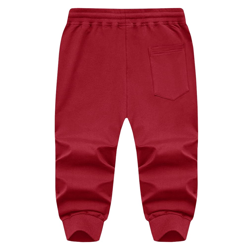 MAGNIVIT Men's 3/4 Jogger Capri Pants Workout Gym Below Knee Shorts Zipper Pockets Jogger Sweatpant Capris for Men