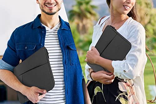 Laptop Case Sleeve 15.6 inch, Durable Shockproof Protective Computer Carrying Cover with Front Pocket, Briefcase Handbags Laptop Sleeve Bag for 15.6 inch HP, Dell, Acer, Asus, Notebook, Black