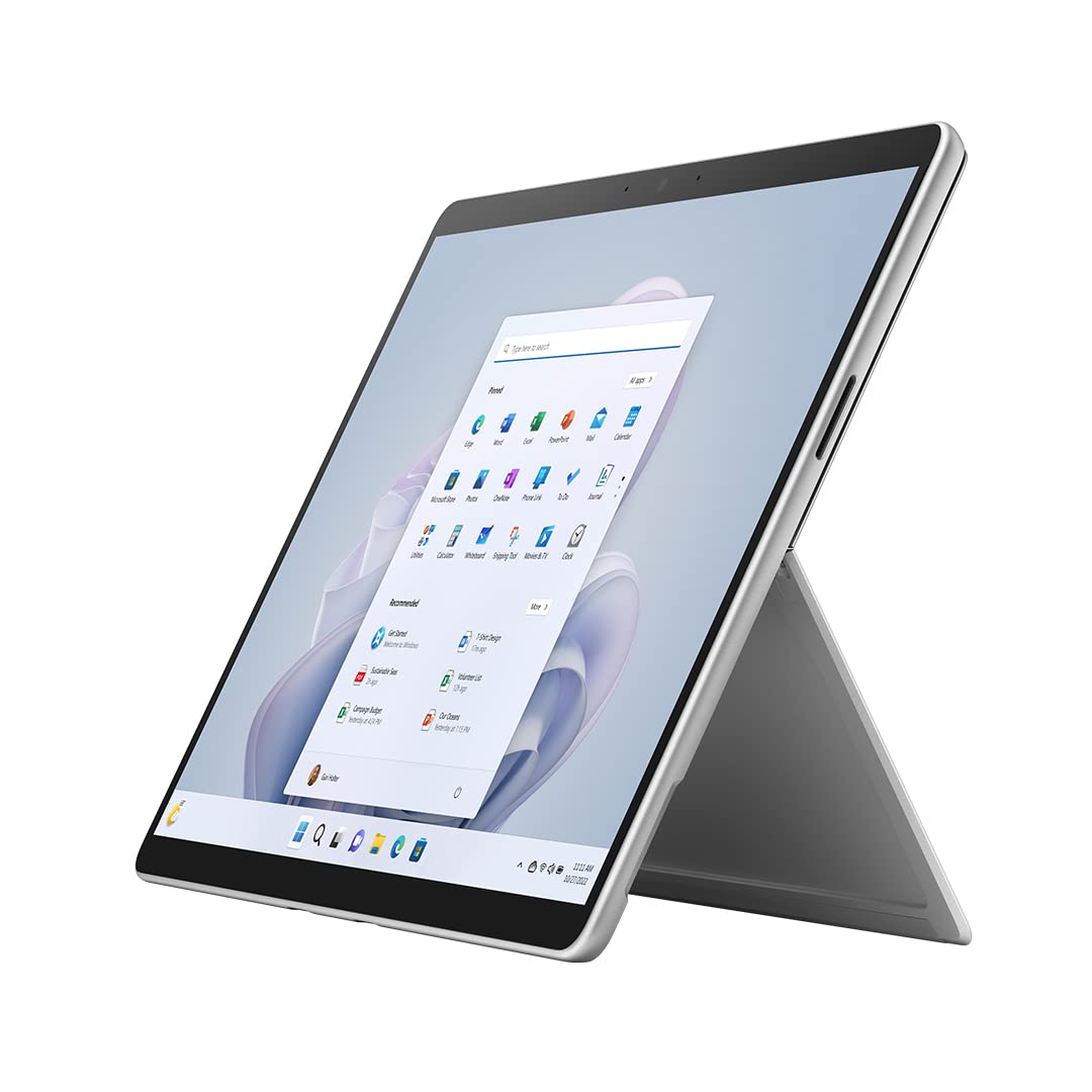 Microsoft Surface Pro 9 (2022), 13" 2-in-1 Tablet & Laptop, Thin & Lightweight, Intel 12th Gen i7 Fast Processor for Multi-Tasking, 16GB RAM, 256GB Storage with Windows 11, Platinum Microsoft Copilot