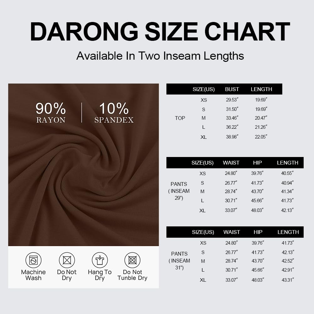 Darong Women's 2 Piece Outfits Lounge Sets Ruched Short Sleeve Tops and High Waisted Wide Leg Pants Tracksuit Sets