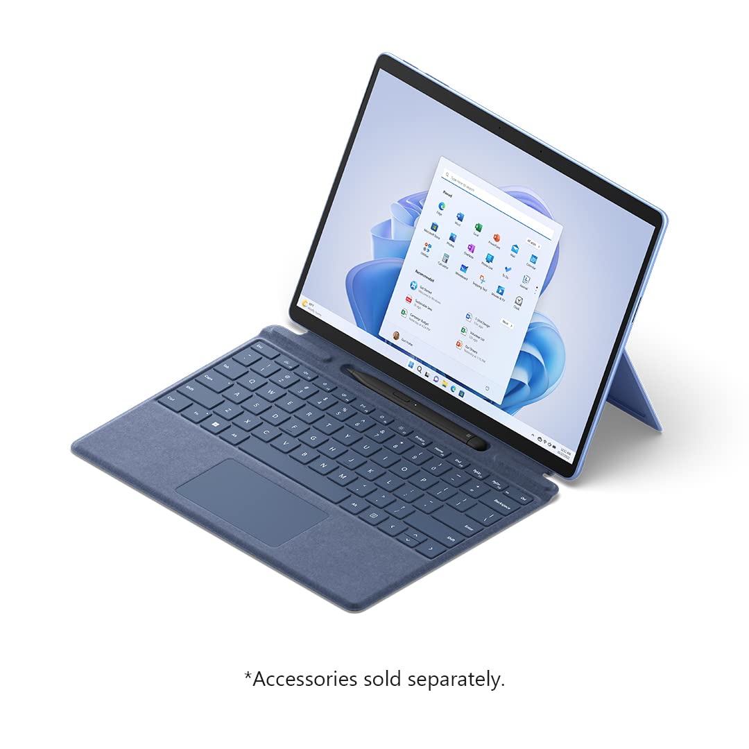 Microsoft Surface Pro 9 (2022), 13" 2-in-1 Tablet & Laptop, Thin & Lightweight, Intel 12th Gen i7 Fast Processor for Multi-Tasking, 16GB RAM, 256GB Storage with Windows 11, Platinum Microsoft Copilot