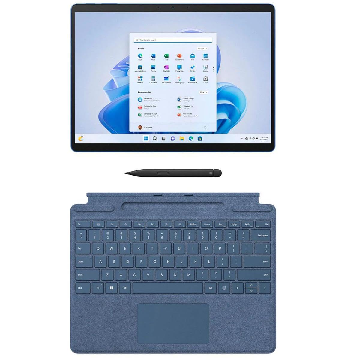 Microsoft Surface Pro 9 (2022), 13" 2-in-1 Tablet & Laptop, Thin & Lightweight, Intel 12th Gen i7 Fast Processor for Multi-Tasking, 16GB RAM, 256GB Storage with Windows 11, Platinum Microsoft Copilot
