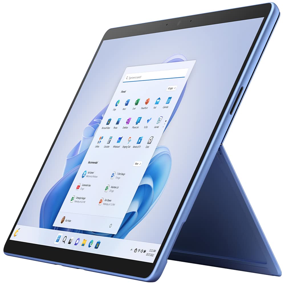 Microsoft Surface Pro 9 (2022), 13" 2-in-1 Tablet & Laptop, Thin & Lightweight, Intel 12th Gen i7 Fast Processor for Multi-Tasking, 16GB RAM, 256GB Storage with Windows 11, Platinum Microsoft Copilot