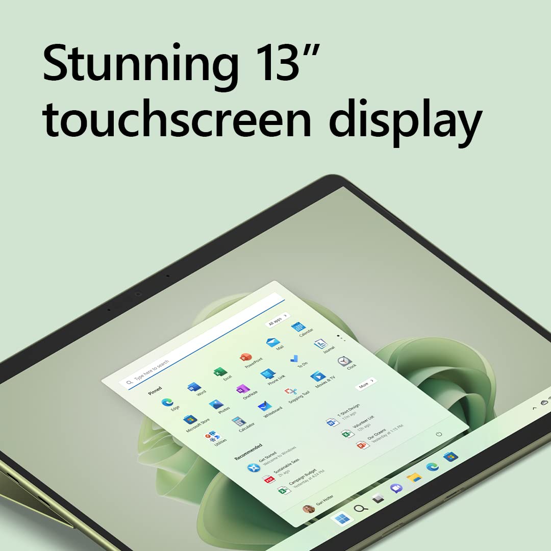 Microsoft Surface Pro 9 (2022), 13" 2-in-1 Tablet & Laptop, Thin & Lightweight, Intel 12th Gen i7 Fast Processor for Multi-Tasking, 16GB RAM, 256GB Storage with Windows 11, Platinum Microsoft Copilot