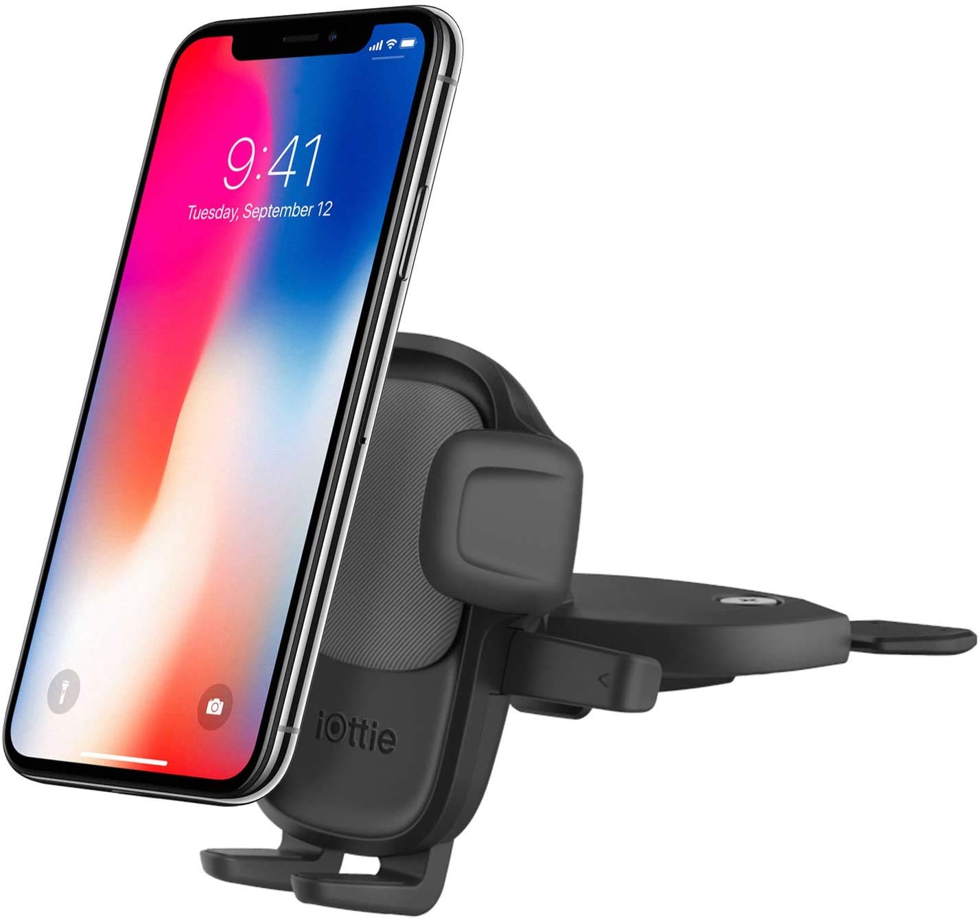 iOttie Easy One Touch 6 Universal Car Mount Dashboard & Windshield Suction Cup Phone Holder for iPhone Samsung, Google, All Smartphones