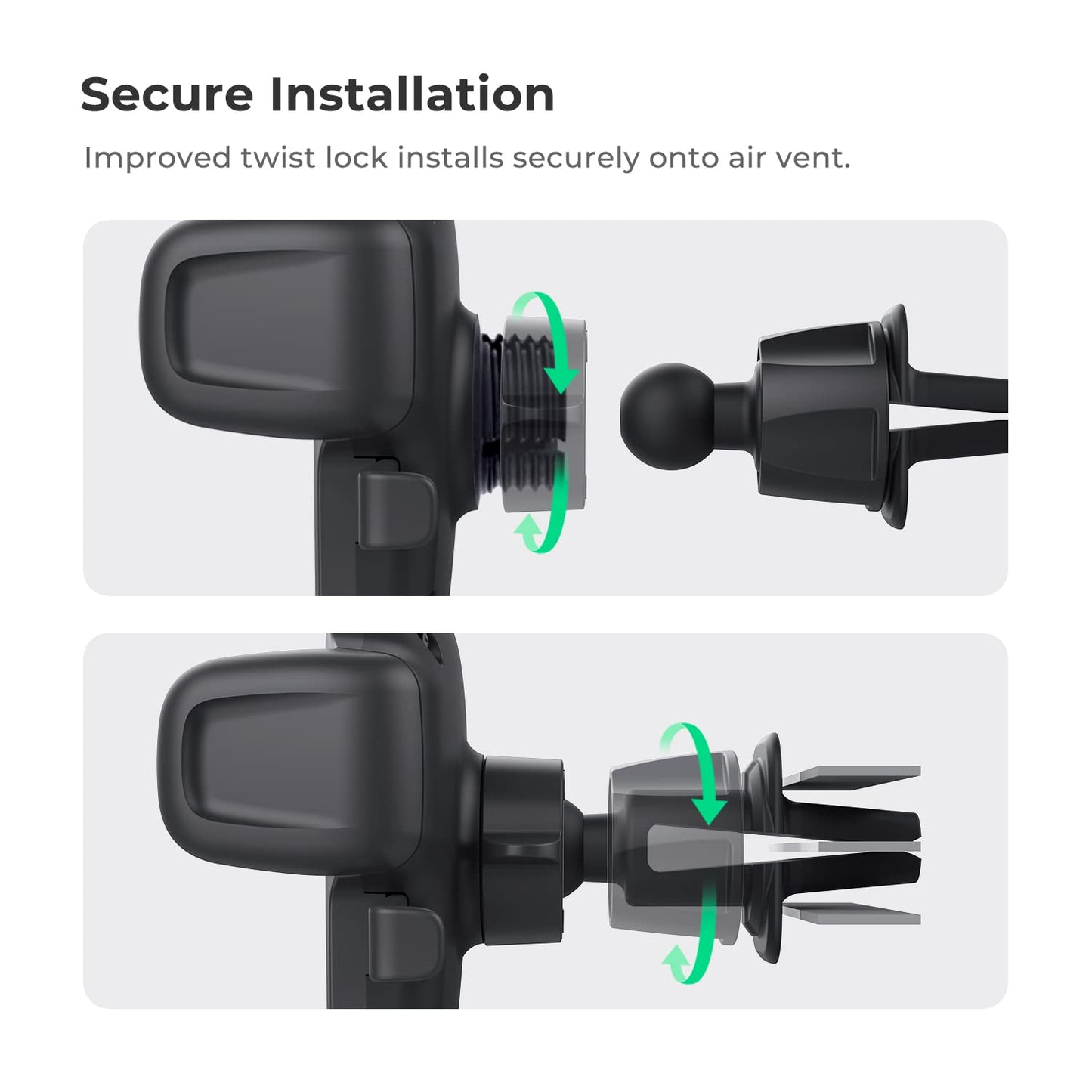 iOttie Easy One Touch 6 Universal Car Mount Dashboard & Windshield Suction Cup Phone Holder for iPhone Samsung, Google, All Smartphones