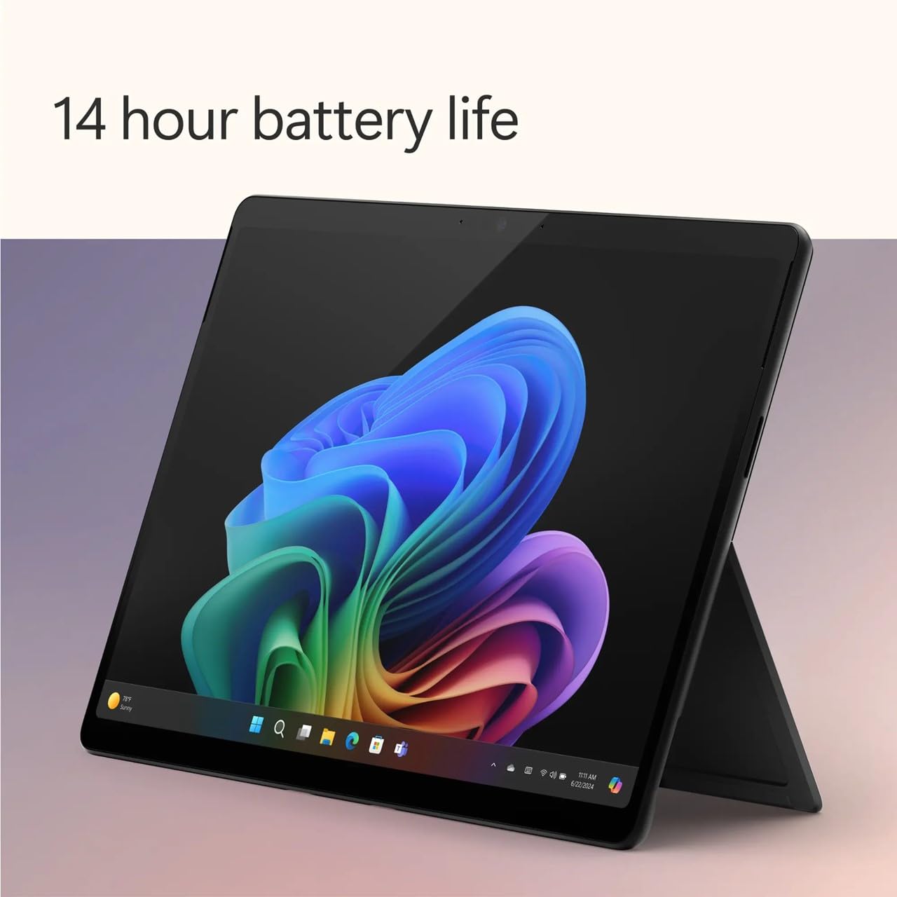 Microsoft Surface Pro 11 Bundle, 13" Copilot+ PC with Sapphire Pro Keyboard & Slim Pen, AI Tablet Essential Bundle for Surface Pro 11, 16GB RAM, 512GB SSD, Win 11 Pro