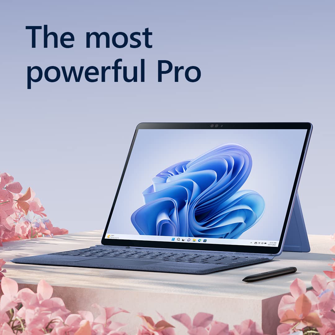 Microsoft Surface Pro 9 (2022), 13" 2-in-1 Tablet & Laptop, Thin & Lightweight, Intel 12th Gen i7 Fast Processor for Multi-Tasking, 16GB RAM, 256GB Storage with Windows 11, Platinum Microsoft Copilot