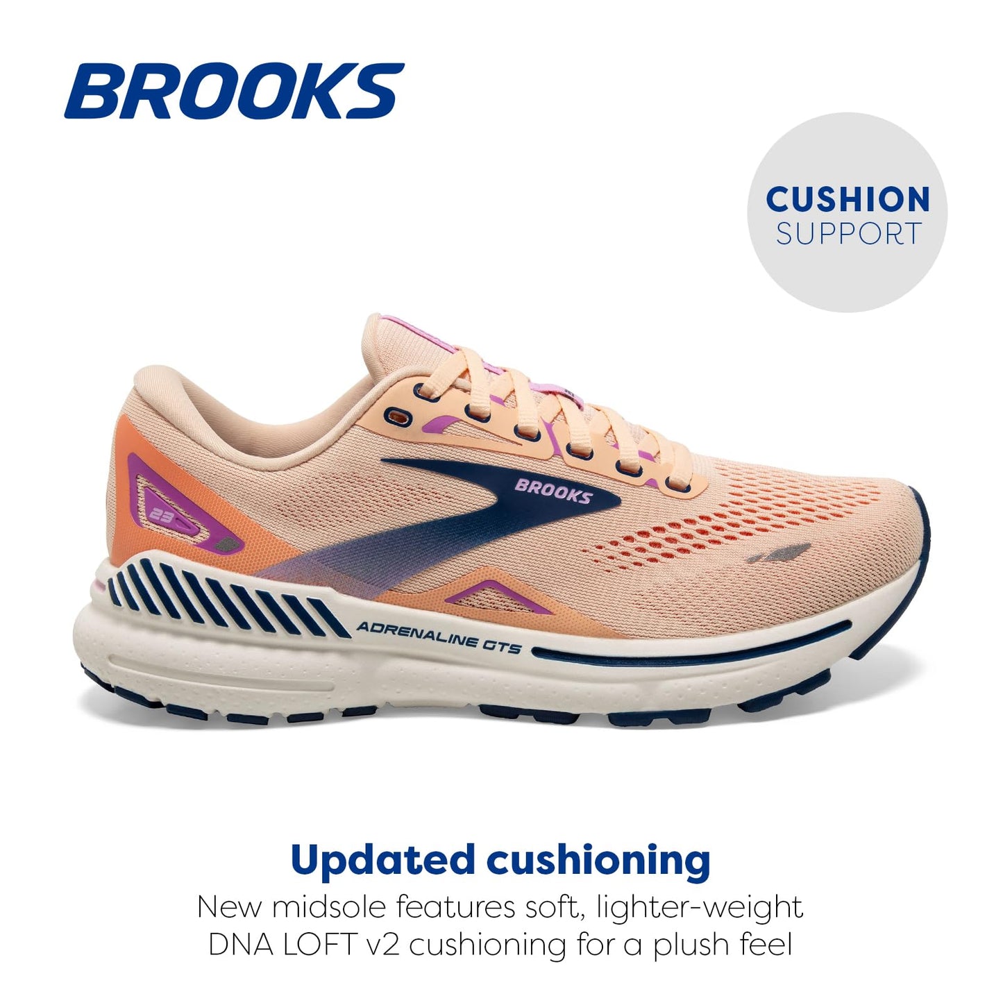 Brooks Women’s Adrenaline GTS 23 Supportive Running Shoe