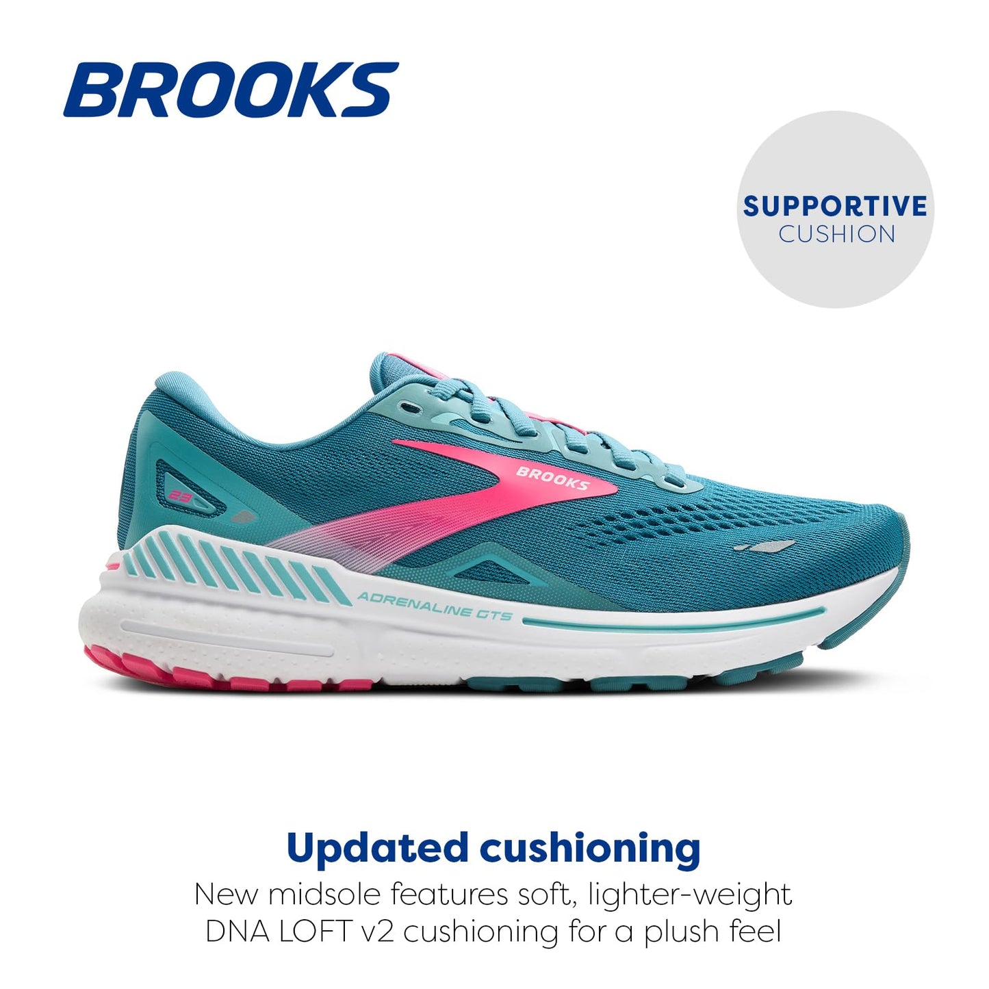 Brooks Women’s Adrenaline GTS 23 Supportive Running Shoe