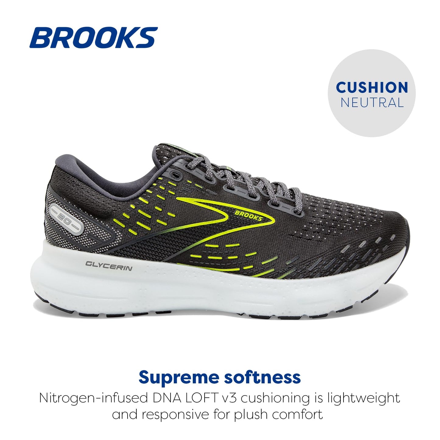 Brooks Men's Glycerin 20 Neutral Running Shoe