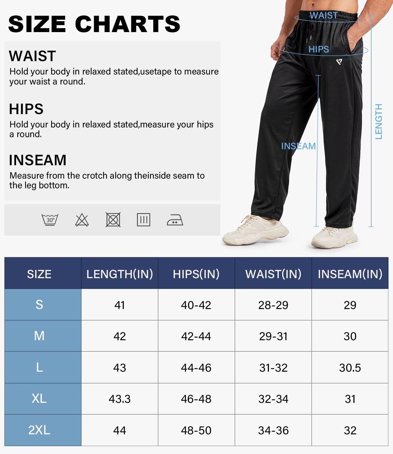 5 Pack Mens Sweatpants Open Bottom Joggers for Men with Zip Pockets Loose Fit Mesh Athletic Pants for Running,Casual