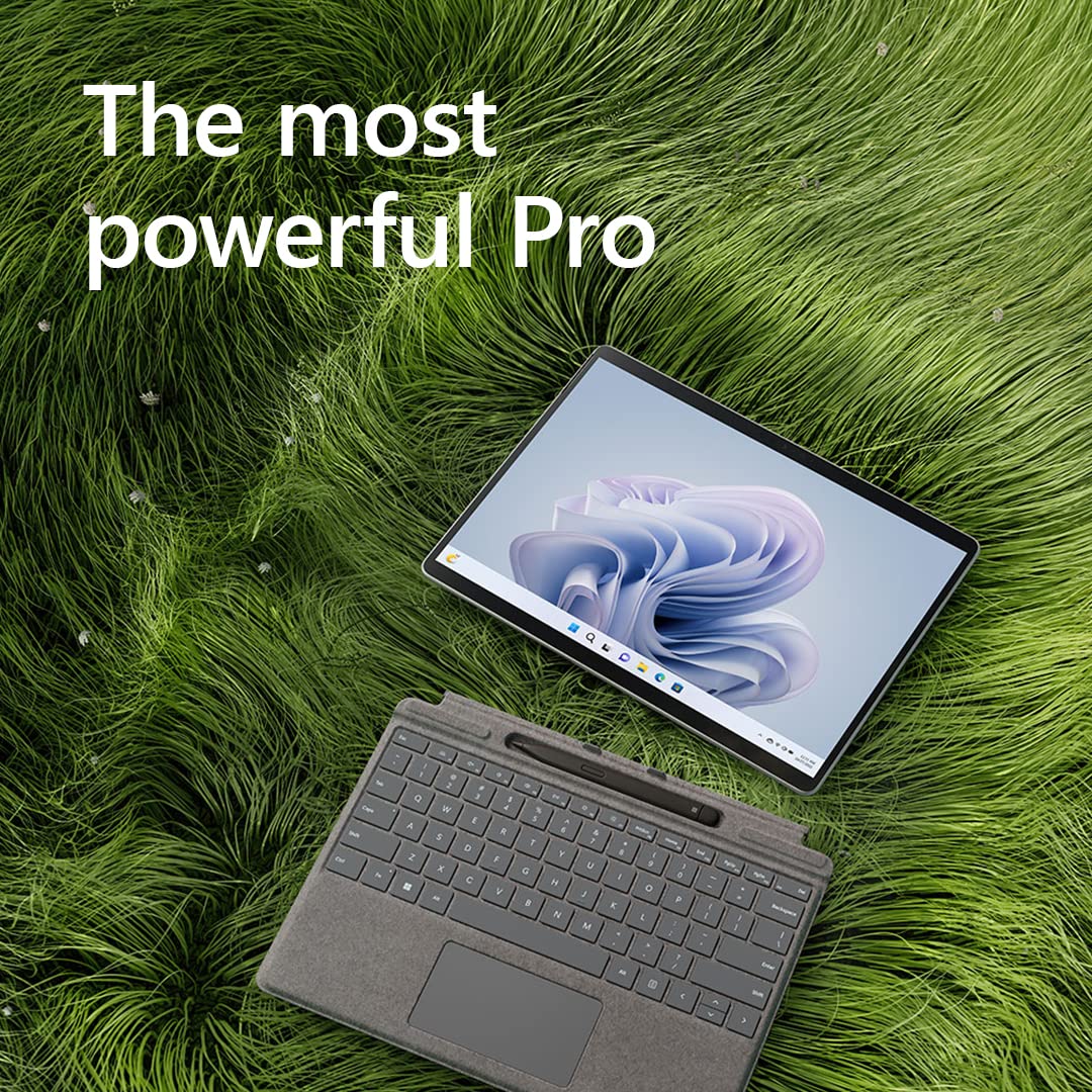 Microsoft Surface Pro 9 (2022), 13" 2-in-1 Tablet & Laptop, Thin & Lightweight, Intel 12th Gen i7 Fast Processor for Multi-Tasking, 16GB RAM, 256GB Storage with Windows 11, Platinum Microsoft Copilot
