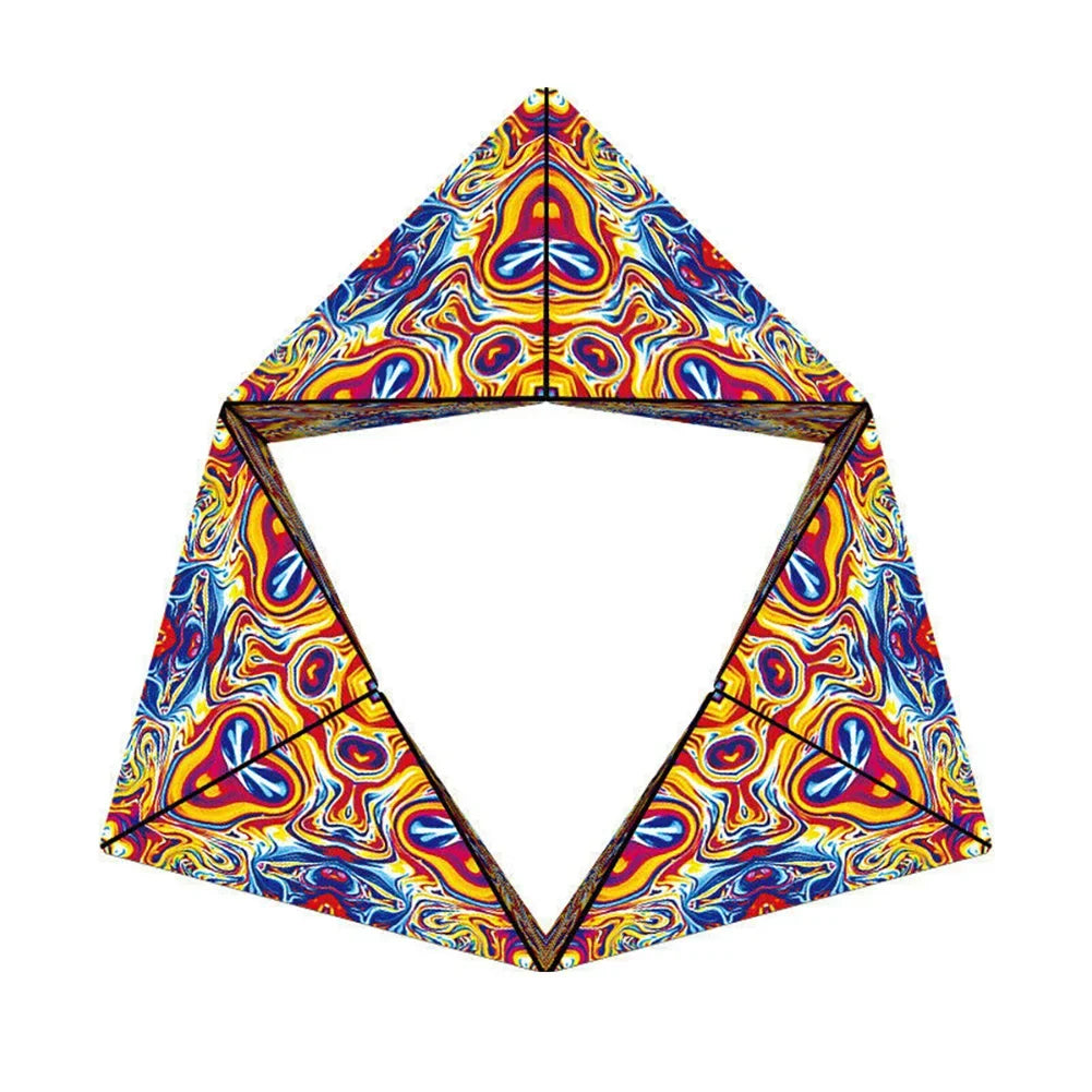 NEW Geometric Variable Magnetic Cube 3D Decompression Thinking Training Children's Puzzle Puzzle Cube Decompression Toys