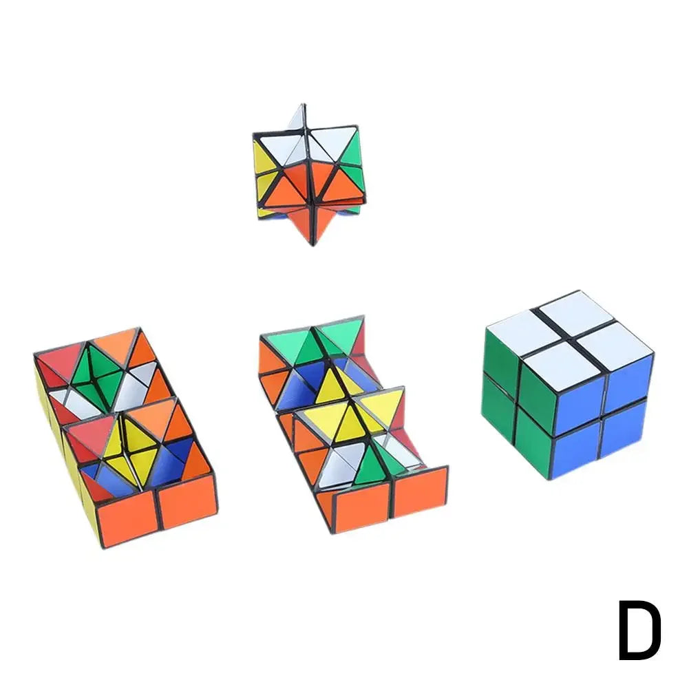 Versatile Magic Cube Anti Stress Fidget Toys For Kids Geometric 3d Infinite Puzzle Cube Grownups's Antistress Toy W4i9
