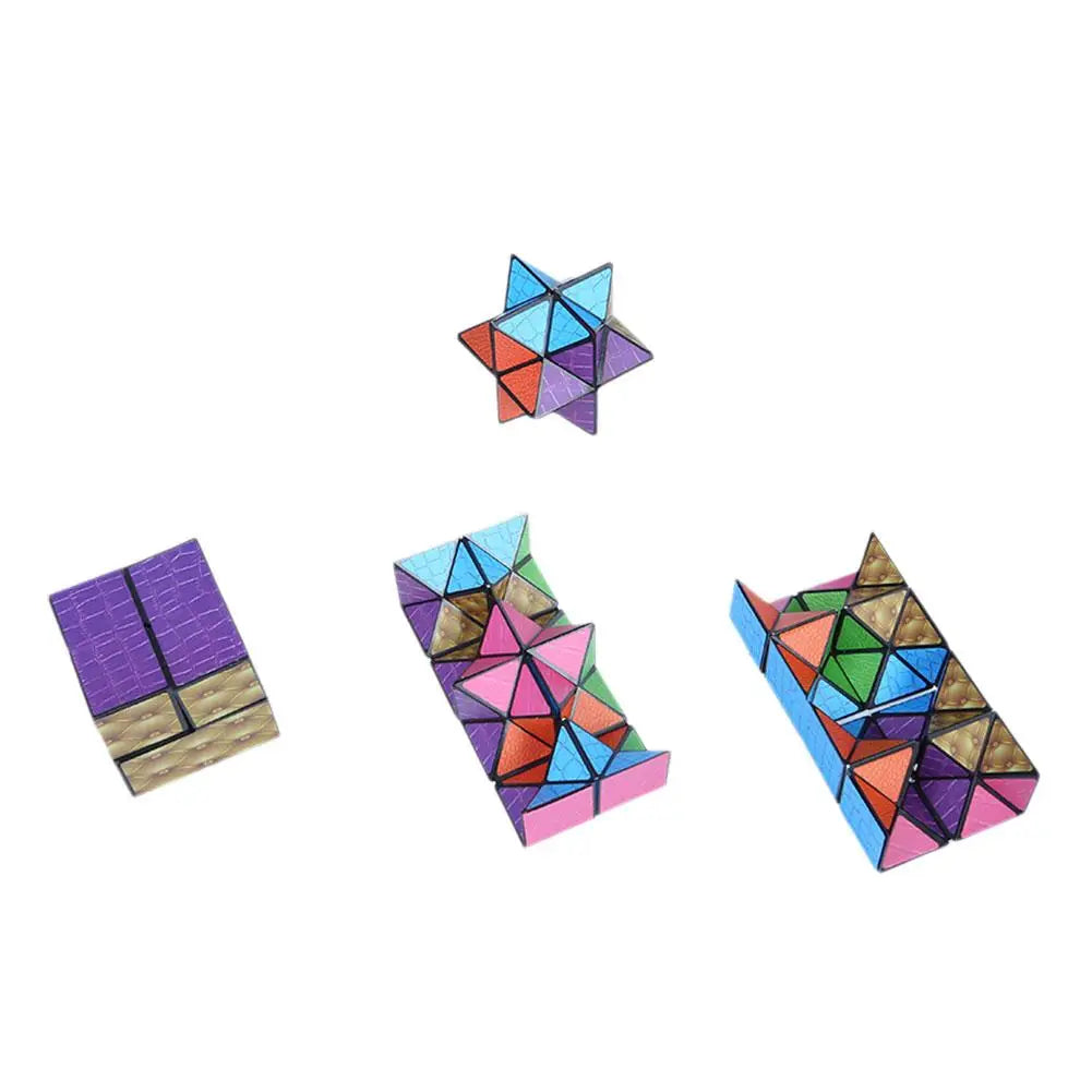 Versatile Magic Cube Anti Stress Fidget Toys For Kids Geometric 3d Infinite Puzzle Cube Grownups's Antistress Toy W4i9