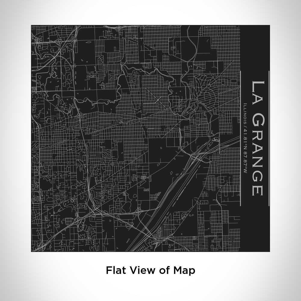 La Grange - Illinois Map Tumbler in Matte Black