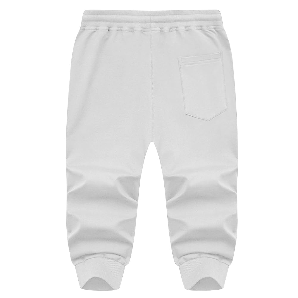 MAGNIVIT Men's 3/4 Jogger Capri Pants Workout Gym Below Knee Shorts Zipper Pockets Jogger Sweatpant Capris for Men