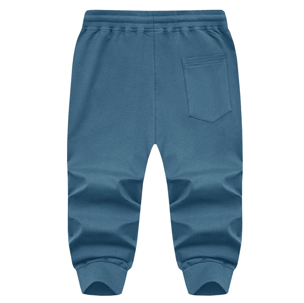 MAGNIVIT Men's 3/4 Jogger Capri Pants Workout Gym Below Knee Shorts Zipper Pockets Jogger Sweatpant Capris for Men