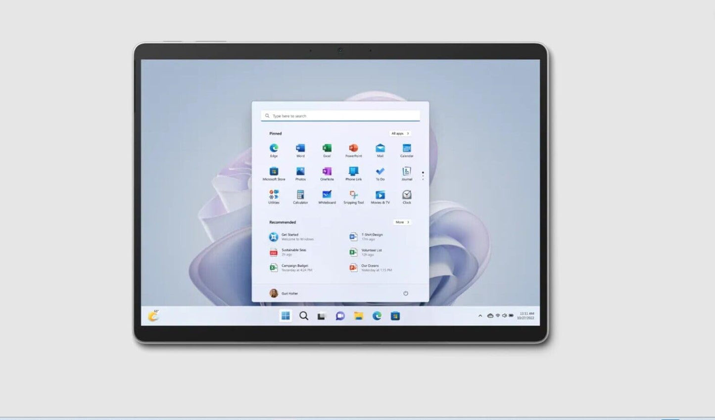 Microsoft Surface Pro 9 (2022), 13" 2-in-1 Tablet & Laptop, Thin & Lightweight, Intel 12th Gen i7 Fast Processor for Multi-Tasking, 16GB RAM, 256GB Storage with Windows 11, Platinum Microsoft Copilot