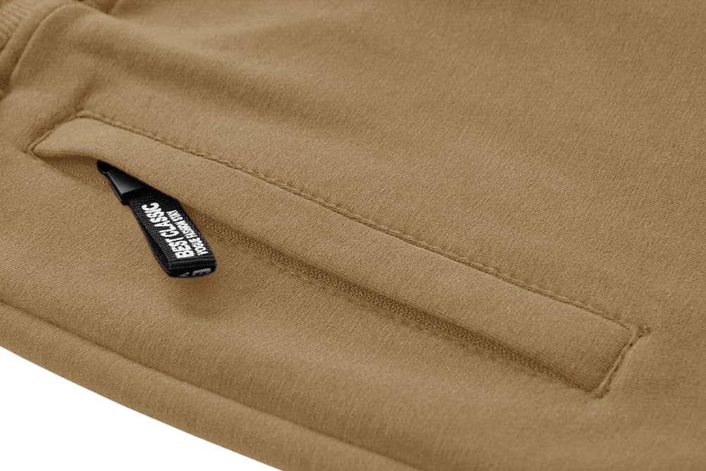 MAGNIVIT Men's 3/4 Jogger Capri Pants Workout Gym Below Knee Shorts Zipper Pockets Jogger Sweatpant Capris for Men