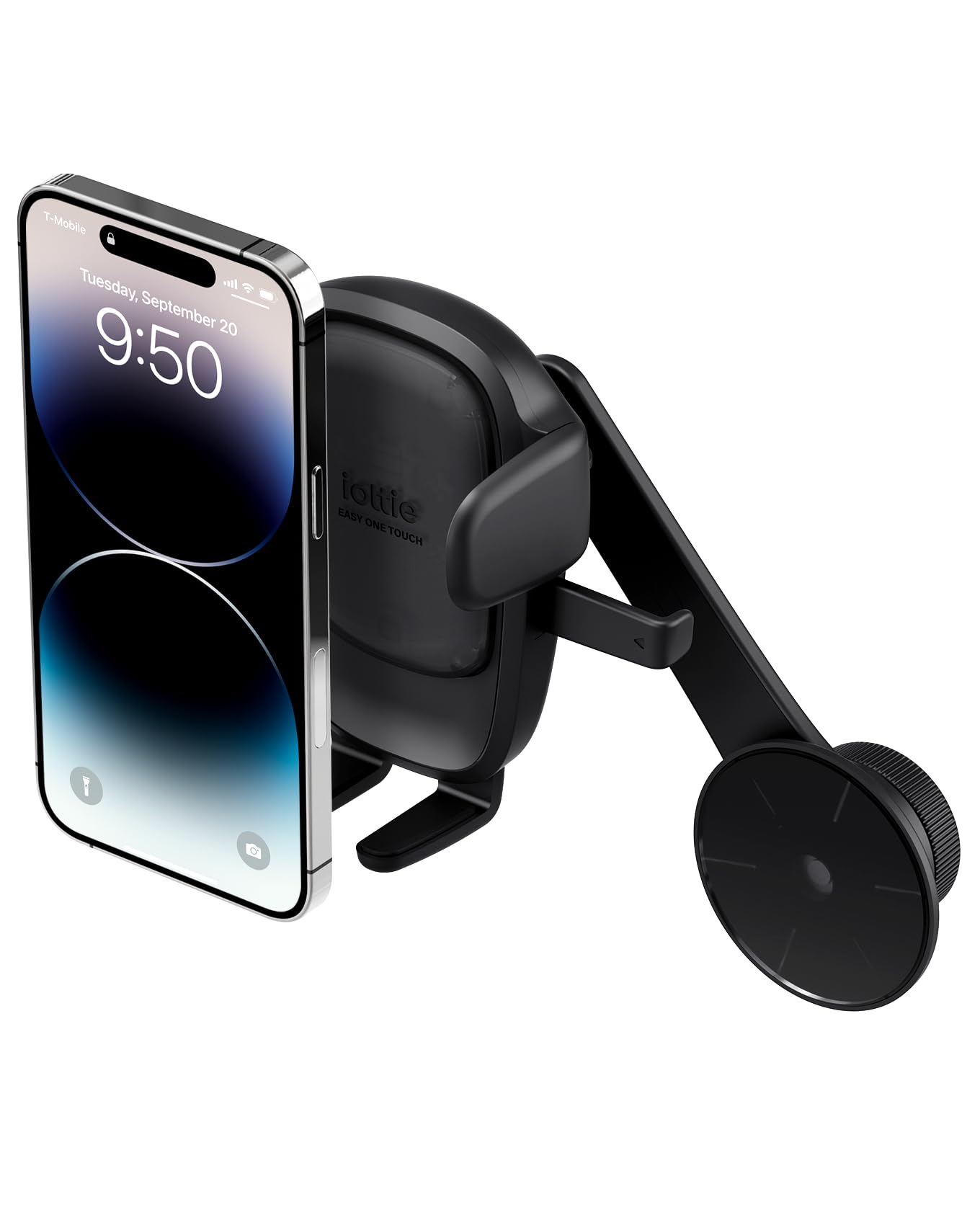 iOttie Easy One Touch 6 Universal Car Mount Dashboard & Windshield Suction Cup Phone Holder for iPhone Samsung, Google, All Smartphones
