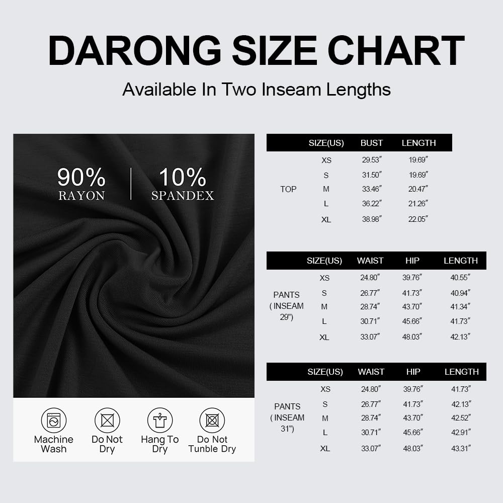 Darong Women's 2 Piece Outfits Lounge Sets Ruched Short Sleeve Tops and High Waisted Wide Leg Pants Tracksuit Sets