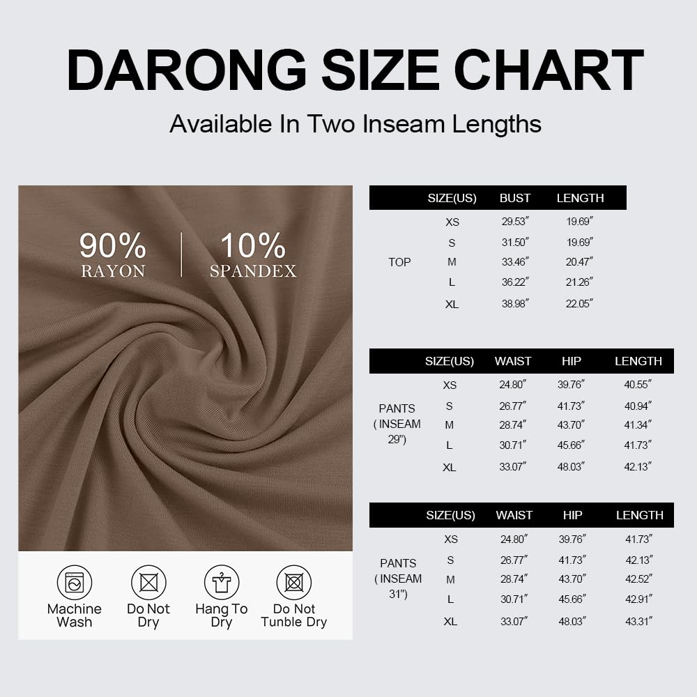 Darong Women's 2 Piece Outfits Lounge Sets Ruched Short Sleeve Tops and High Waisted Wide Leg Pants Tracksuit Sets