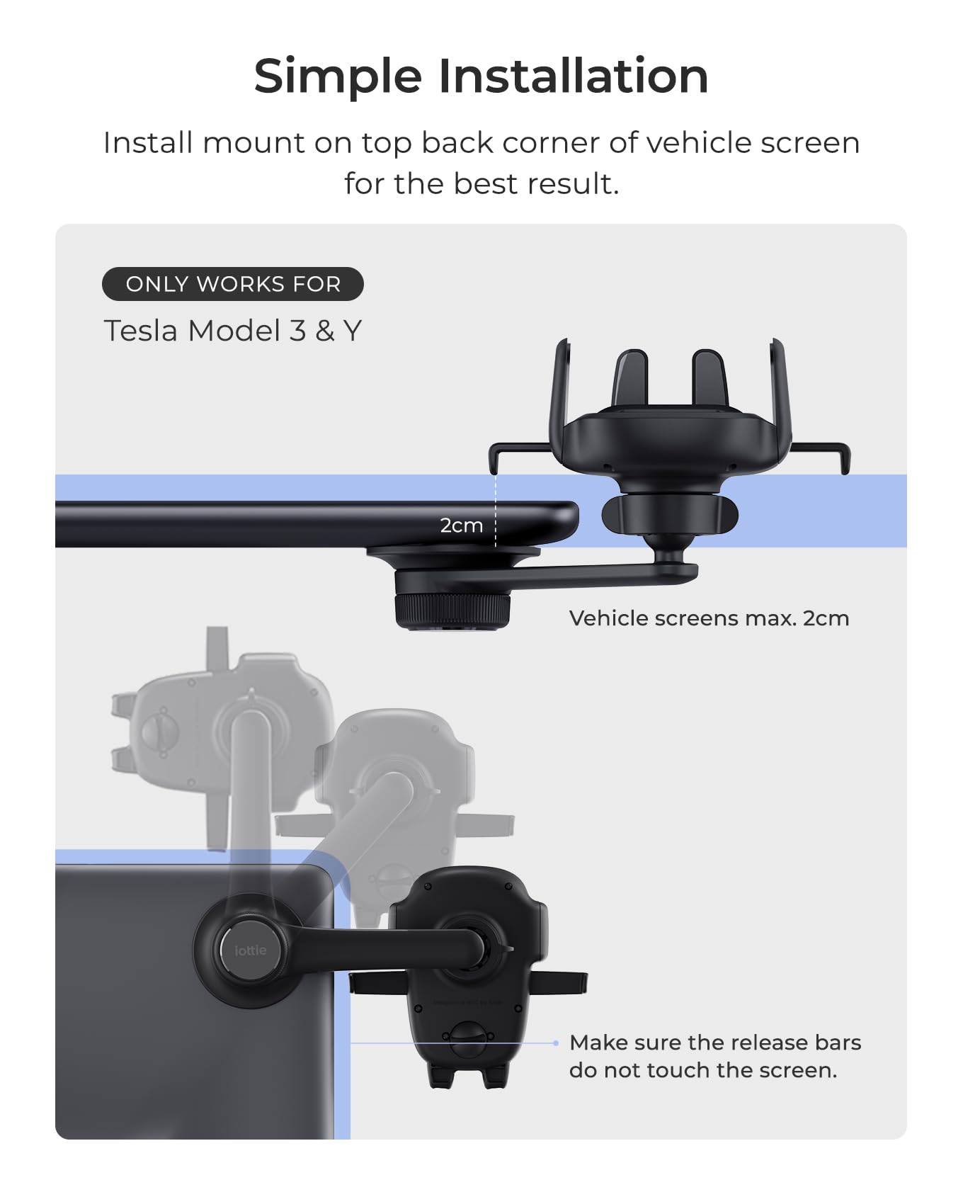 iOttie Easy One Touch 6 Universal Car Mount Dashboard & Windshield Suction Cup Phone Holder for iPhone Samsung, Google, All Smartphones
