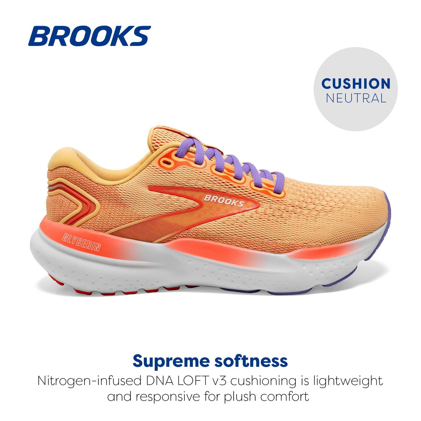 Brooks Women’s Glycerin 21 Neutral Running Shoe
