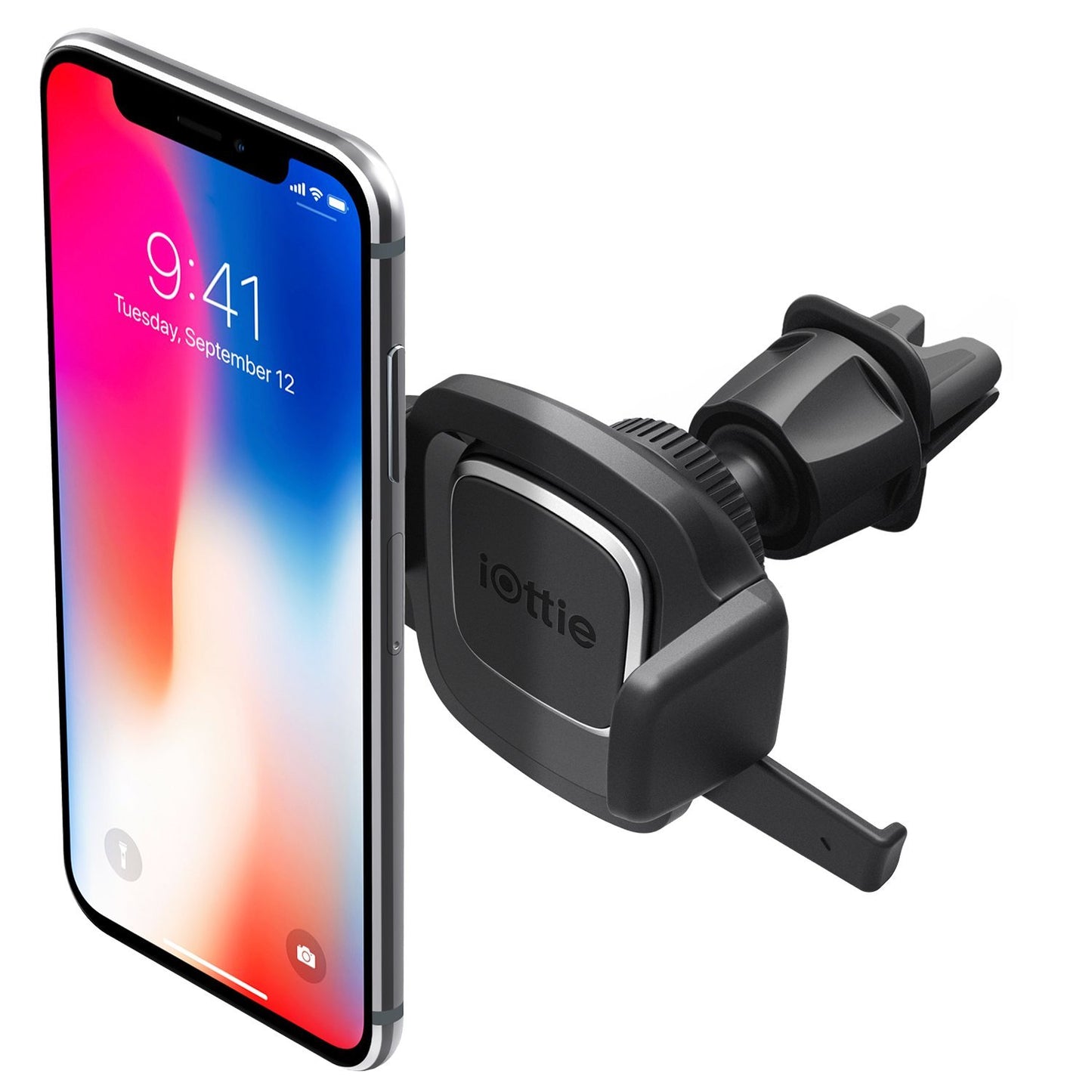 iOttie Easy One Touch 6 Universal Car Mount Dashboard & Windshield Suction Cup Phone Holder for iPhone Samsung, Google, All Smartphones