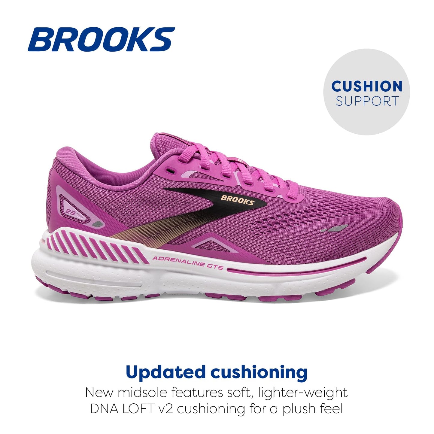 Brooks Women’s Adrenaline GTS 23 Supportive Running Shoe