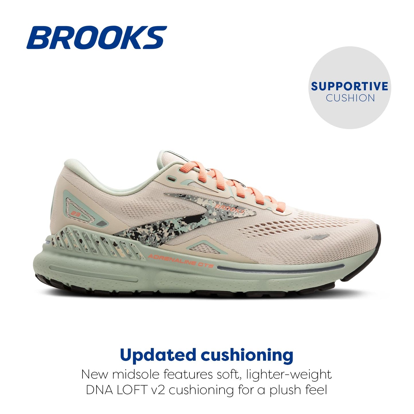 Brooks Women’s Adrenaline GTS 23 Supportive Running Shoe