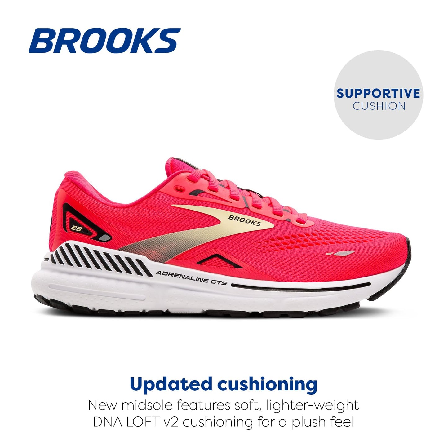 Brooks Women’s Adrenaline GTS 23 Supportive Running Shoe