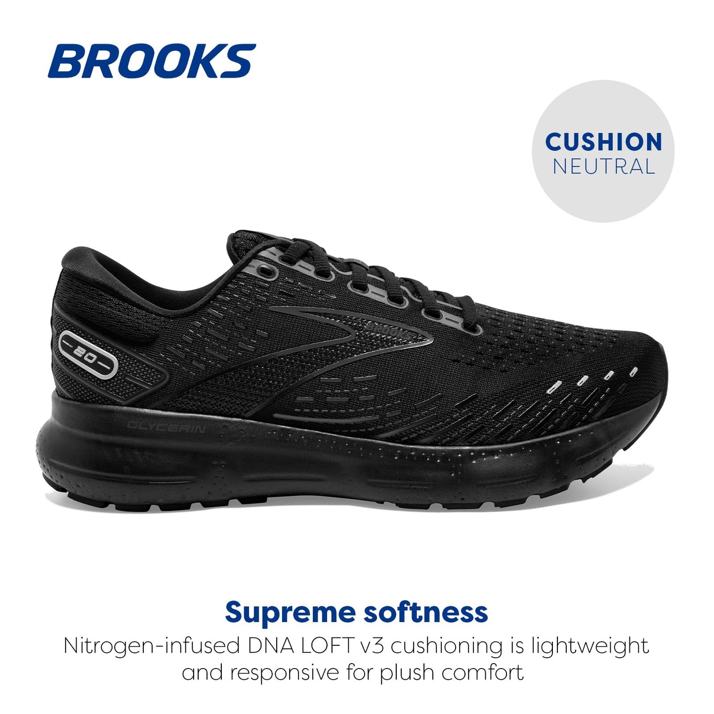 Brooks Men's Glycerin 20 Neutral Running Shoe