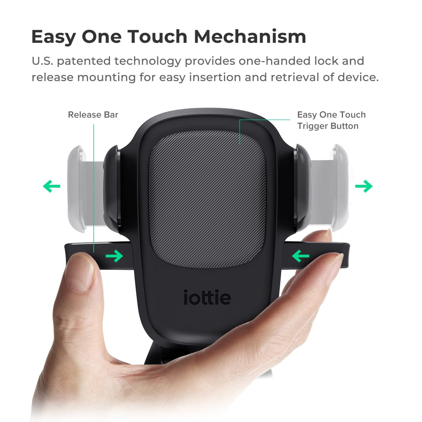 iOttie Easy One Touch 6 Universal Car Mount Dashboard & Windshield Suction Cup Phone Holder for iPhone Samsung, Google, All Smartphones