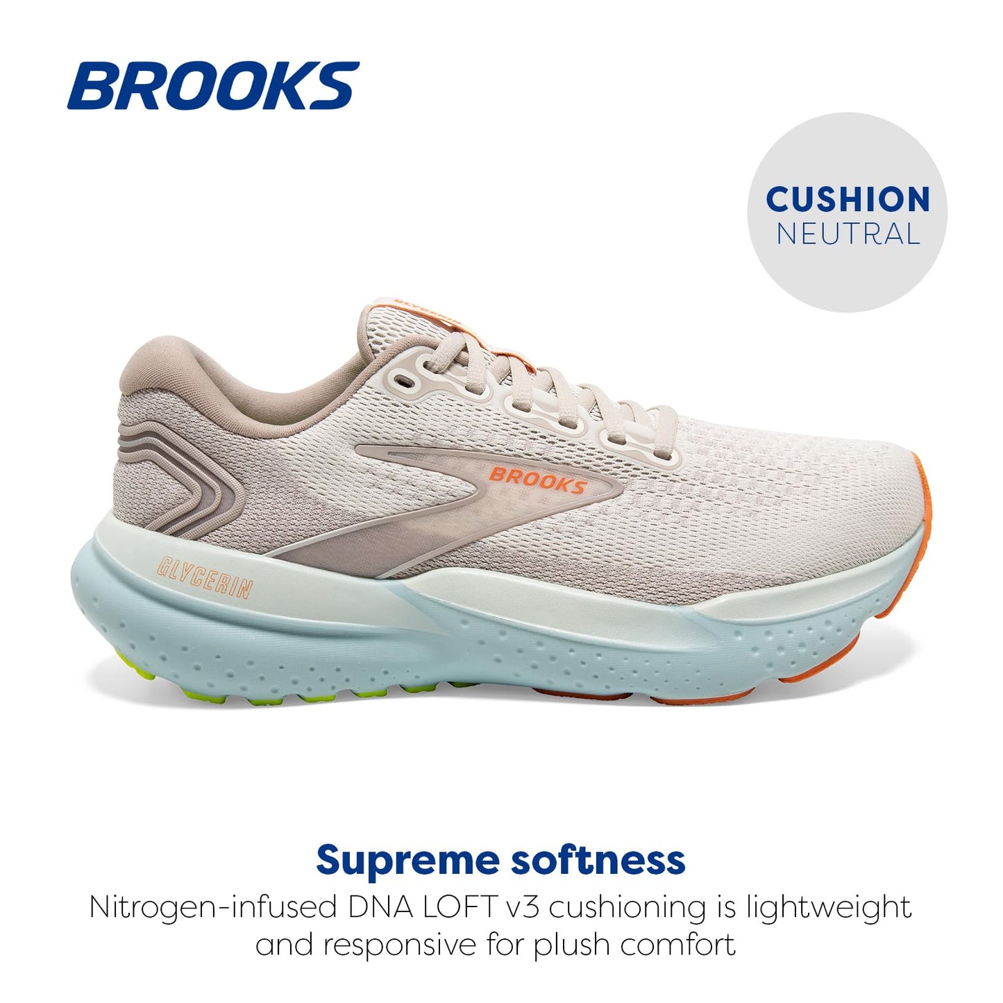 Brooks Women’s Glycerin 21 Neutral Running Shoe