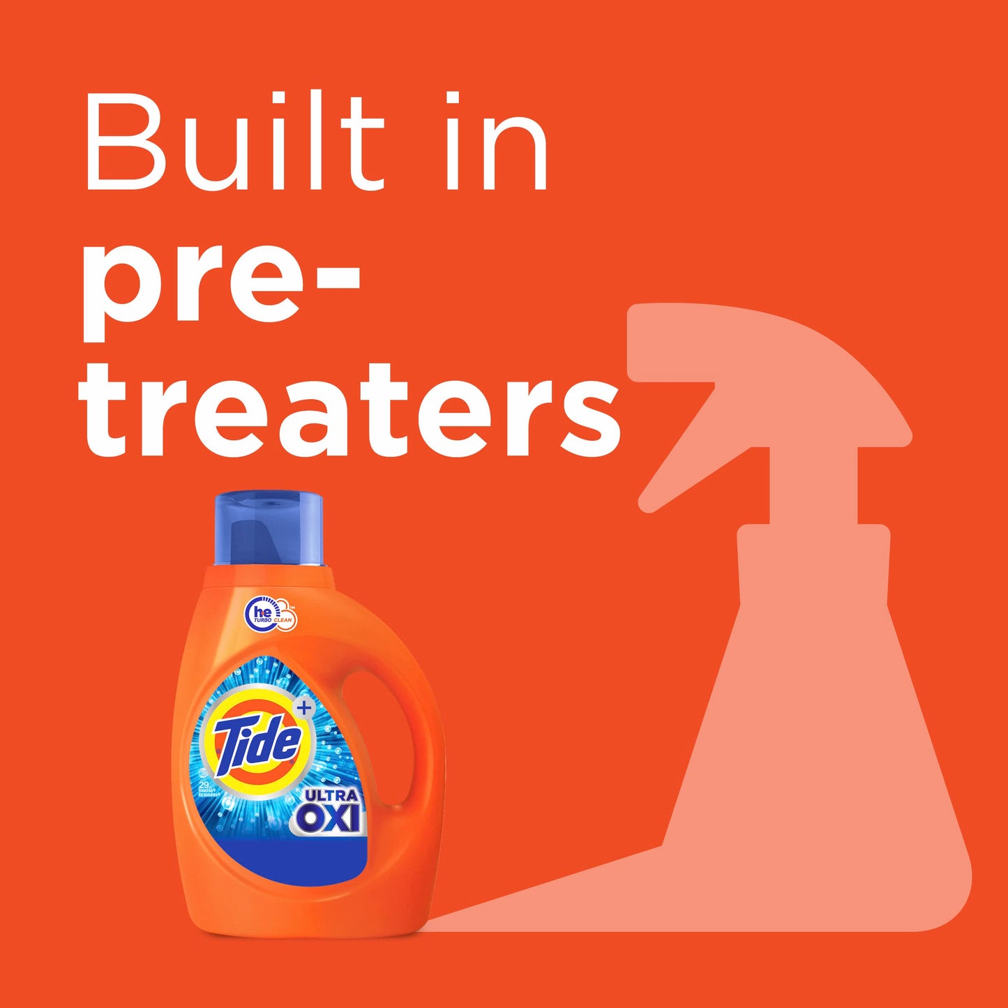 Tide Ultra Oxi Liquid Laundry Detergent, HE Compatible, 59 Loads, 84 fl oz, Tide Laundry Detergent, Laundry Detergent Liquid