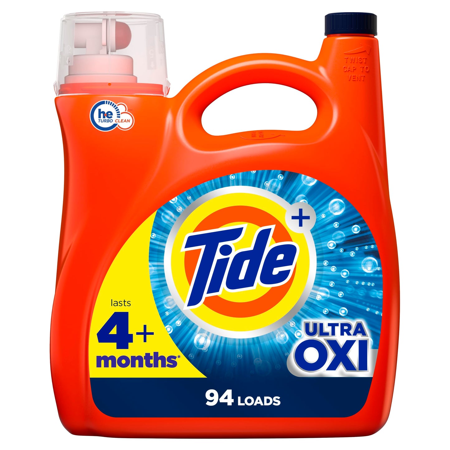 Tide Ultra Oxi Liquid Laundry Detergent, HE Compatible, 59 Loads, 84 fl oz, Tide Laundry Detergent, Laundry Detergent Liquid