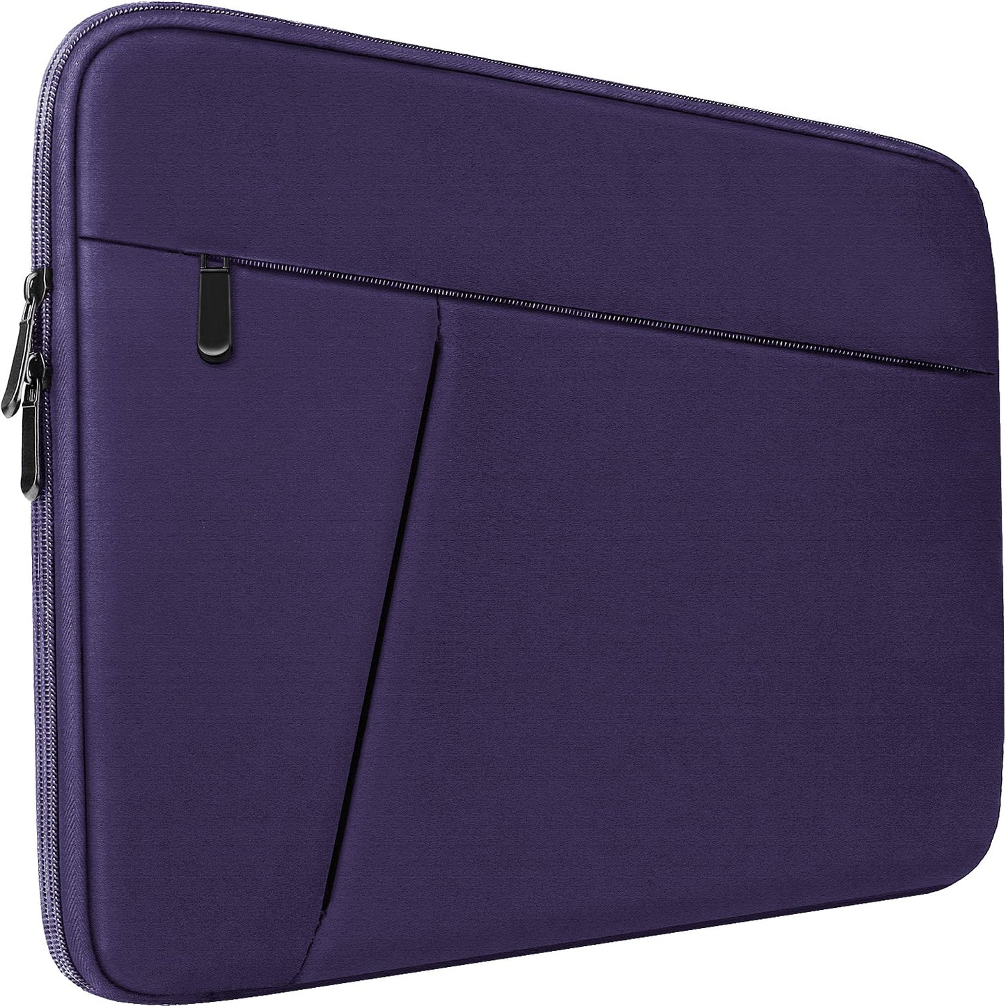 Laptop Case Sleeve 15.6 inch, Durable Shockproof Protective Computer Carrying Cover with Front Pocket, Briefcase Handbags Laptop Sleeve Bag for 15.6 inch HP, Dell, Acer, Asus, Notebook, Black