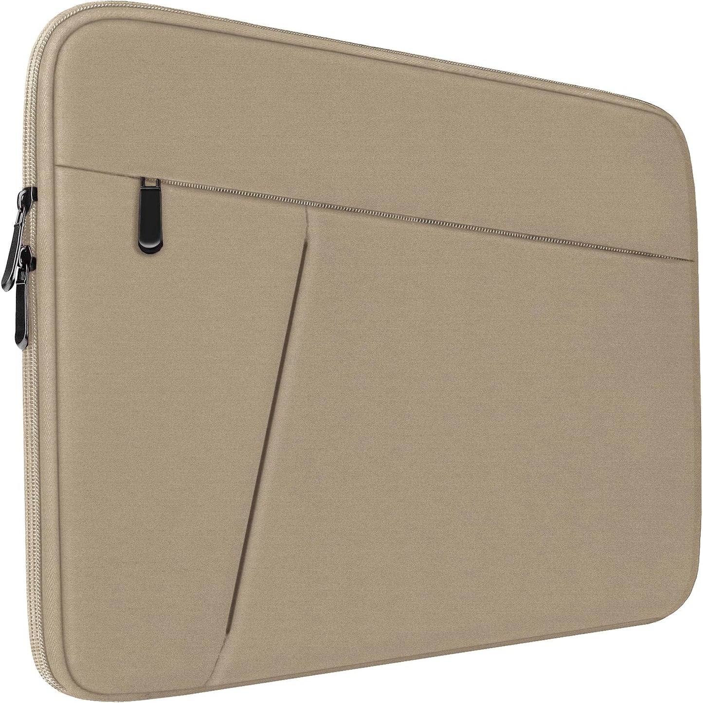 Laptop Case Sleeve 15.6 inch, Durable Shockproof Protective Computer Carrying Cover with Front Pocket, Briefcase Handbags Laptop Sleeve Bag for 15.6 inch HP, Dell, Acer, Asus, Notebook, Black