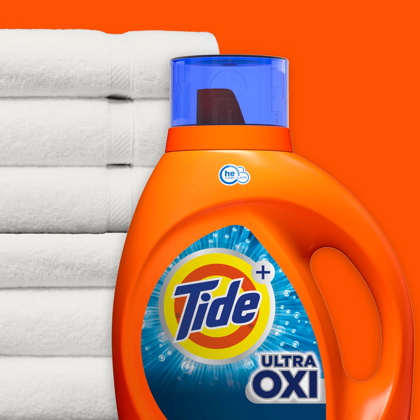 Tide Ultra Oxi Liquid Laundry Detergent, HE Compatible, 59 Loads, 84 fl oz, Tide Laundry Detergent, Laundry Detergent Liquid