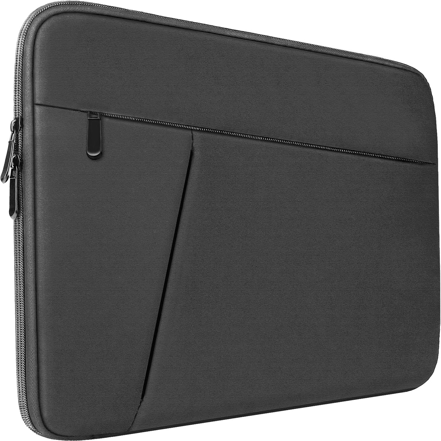 Laptop Case Sleeve 15.6 inch, Durable Shockproof Protective Computer Carrying Cover with Front Pocket, Briefcase Handbags Laptop Sleeve Bag for 15.6 inch HP, Dell, Acer, Asus, Notebook, Black