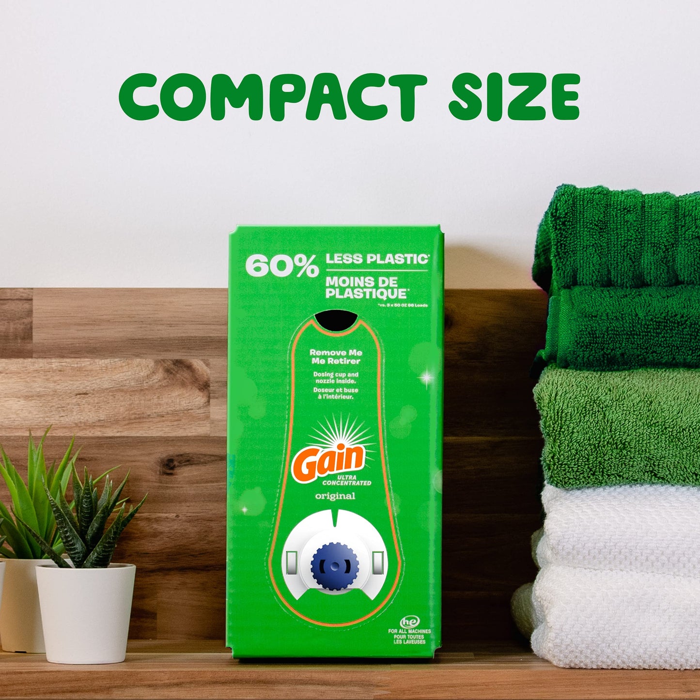 Gain + Aroma Boost Laundry Detergent Liquid, Original Scent, 107 Loads, 154 fl oz, HE Compatible Laundry Soap with Febreze and Oxi, Gain Laundry Detergent, Liquid Laundry Detergent