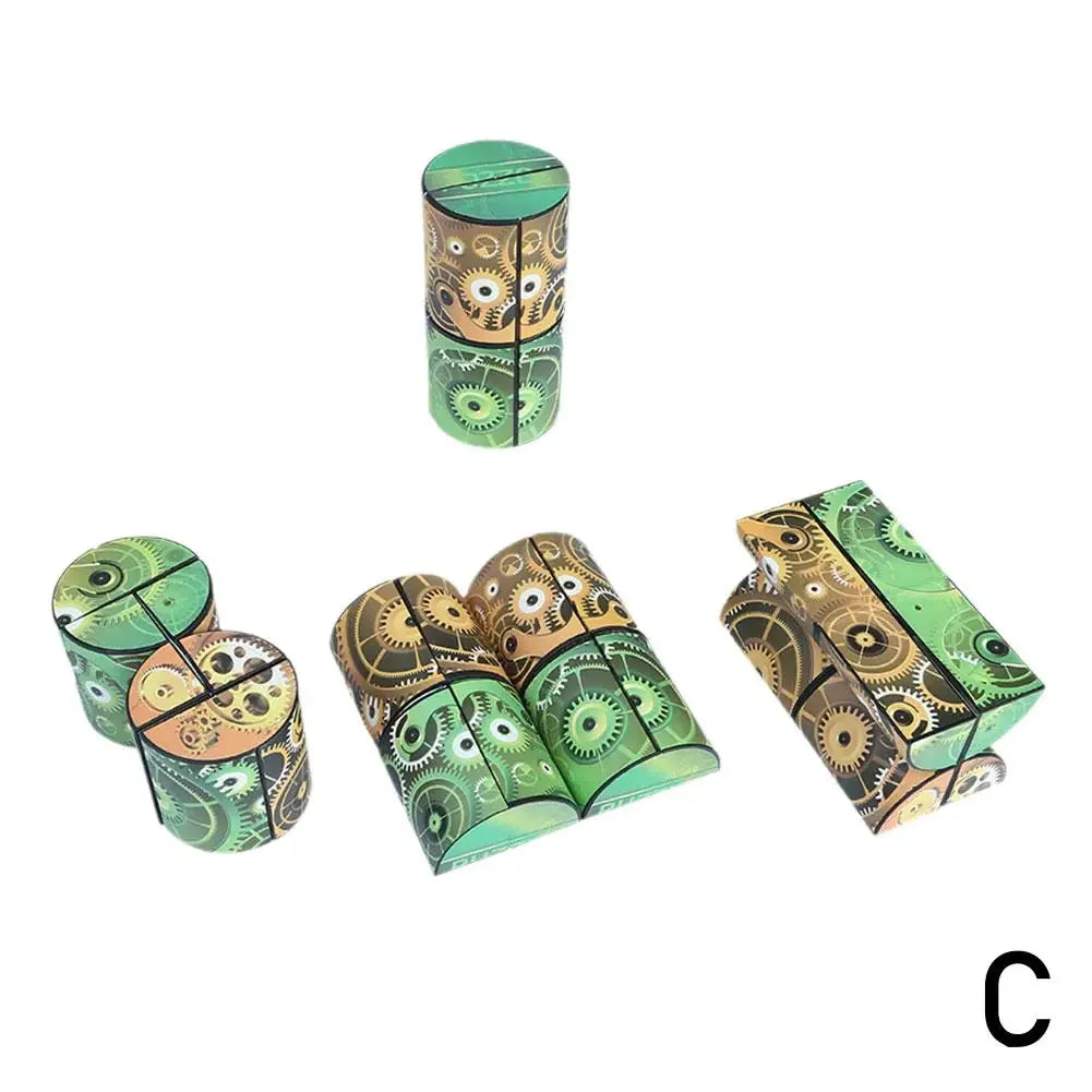 Versatile Magic Cube Anti Stress Fidget Toys For Kids Geometric 3d Infinite Puzzle Cube Grownups's Antistress Toy W4i9